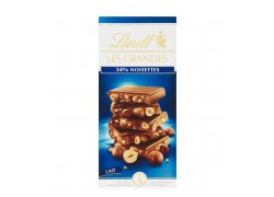 Lindt Les Grandes mléčná s oříšky 150 g Lindt Les Grandes mléčná s oříšky 150 g