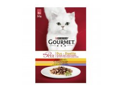 Gourmet MON PETIT DUO s hovězím a kuřetem, s… Gourmet MON PETIT DUO s hovězím a kuřetem, s…