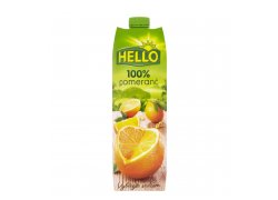 Hello 100% džus Pomeranč 1 l Hello 100% džus Pomeranč 1 l