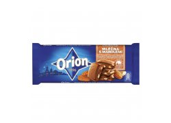 Orion Mléčná čokoláda s mandlemi 90 g Orion Mléčná čokoláda s mandlemi 90 g