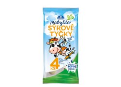 Matylda BIO sýrové tyčky pařené 80g Matylda BIO sýrové tyčky pařené 80g