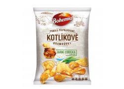 Bohemia Kotlíkové brambůrky jarní cibulka a… Bohemia Kotlíkové brambůrky jarní cibulka a…