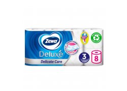 Zewa Deluxe Delicate Care toaletní papír 8ks Zewa Deluxe Delicate Care toaletní papír 8ks
