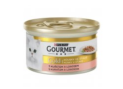 Gourmet Gold kousky ve šťávě s lososem a… Gourmet Gold kousky ve šťávě s lososem a…