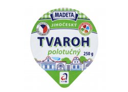 Madeta Jihočeský tvaroh polotučný 250 g Madeta Jihočeský tvaroh polotučný 250 g