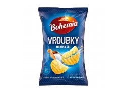 Bohemia Vroubkované s mořskou solí 130 g Bohemia Vroubkované s mořskou solí 130 g