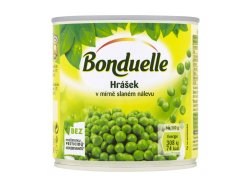 Bonduelle Hrášek jemný 425 ml Bonduelle Hrášek jemný 425 ml