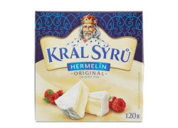 Král Sýrů Hermelín originál 120 g Král Sýrů Hermelín originál 120 g