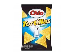 Chio Tortillas Kukuřičný snack solený 125 g Chio Tortillas Kukuřičný snack solený 125 g