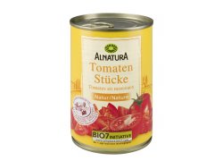 Alnatura BIO Rajčata kousky 400 g Alnatura BIO Rajčata kousky 400 g