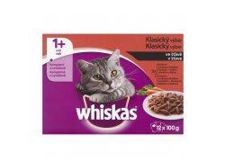 Whiskas Masový výběr ve šťávě 12x100 g Whiskas Masový výběr ve šťávě 12x100 g