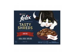 Felix Tasty Shreds hovězí, kuře, kachna,… Felix Tasty Shreds hovězí, kuře, kachna,…