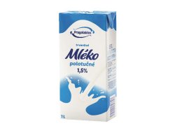 Pragolaktos Trvanlivé mléko 1,5% polotučné 1… Pragolaktos Trvanlivé mléko 1,5% polotučné 1…