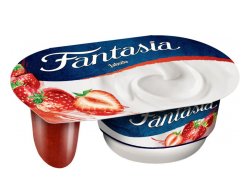 Danone Fantasia Jogurt s jahodami 122 g Danone Fantasia Jogurt s jahodami 122 g