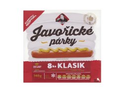 Kostelecké Uzeniny Javořické párky 340 g Kostelecké Uzeniny Javořické párky 340 g