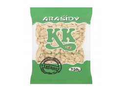KK Arašídy pražené nesolené 250 g KK Arašídy pražené nesolené 250 g