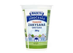Madeta Jihočeská zakysaná smetana 15% 200 g Madeta Jihočeská zakysaná smetana 15% 200 g