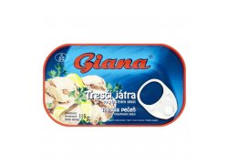 Giana Tresčí játra ve vlastním oleji 115 g Giana Tresčí játra ve vlastním oleji 115 g