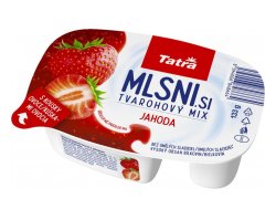 Tatra Mlsni.si Tvarohový mix jahoda 133g Tatra Mlsni.si Tvarohový mix jahoda 133g