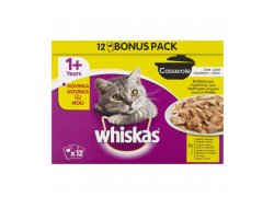 Whiskas Casserole drůbeží výběr v želé 12x85… Whiskas Casserole drůbeží výběr v želé 12x85…