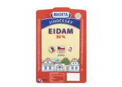 Madeta Jihočeský eidam 30% plátky 100 g Madeta Jihočeský eidam 30% plátky 100 g