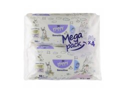 Happy Vlhčené ubrousky Sensitive mega pack á… Happy Vlhčené ubrousky Sensitive mega pack á…