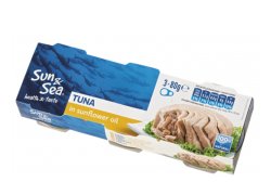 Sun & Sea Tuňák ve slunečnicovém oleji 3x80 g Sun & Sea Tuňák ve slunečnicovém oleji 3x80 g