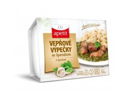 Apetit Vepřové výpečky se špenátem špecle… Apetit Vepřové výpečky se špenátem špecle…