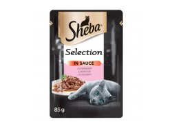 Sheba Kompletní krmivo pro dospělé kočky s lososem 85 g Sheba Kompletní krmivo pro dospělé kočky s lososem 85 g