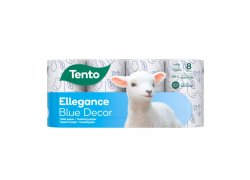 Tento Ellegance Blue Decor 3-vrstvý 8ks Tento Ellegance Blue Decor 3-vrstvý 8ks
