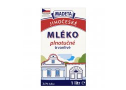 Madeta Jihočeské mléko trvanlivé plnotučné 3… Madeta Jihočeské mléko trvanlivé plnotučné 3…