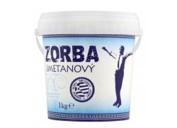Zorba Smetanový jogurt bílý 1 kg Zorba Smetanový jogurt bílý 1 kg